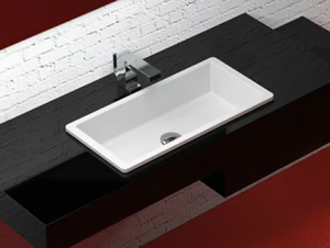 RX - Inset rectangular washbasin _ Glass Design